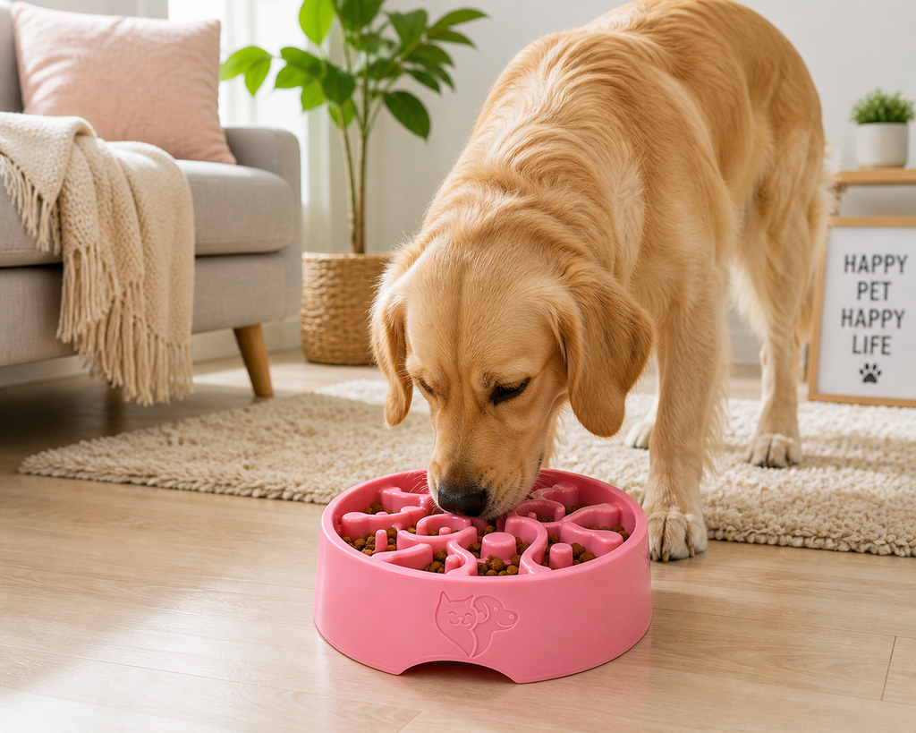 Premium Slow Feeding Dog Puzzle Bowl – Interactive Mental Stimulation Toy