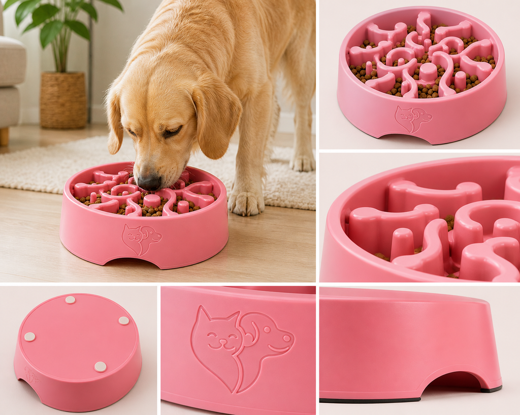 Premium Slow Feeding Dog Puzzle Bowl – Interactive Mental Stimulation Toy