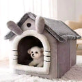 Indoor Pet House Bed – Washable Cozy Bed for Cats & Small Dogs