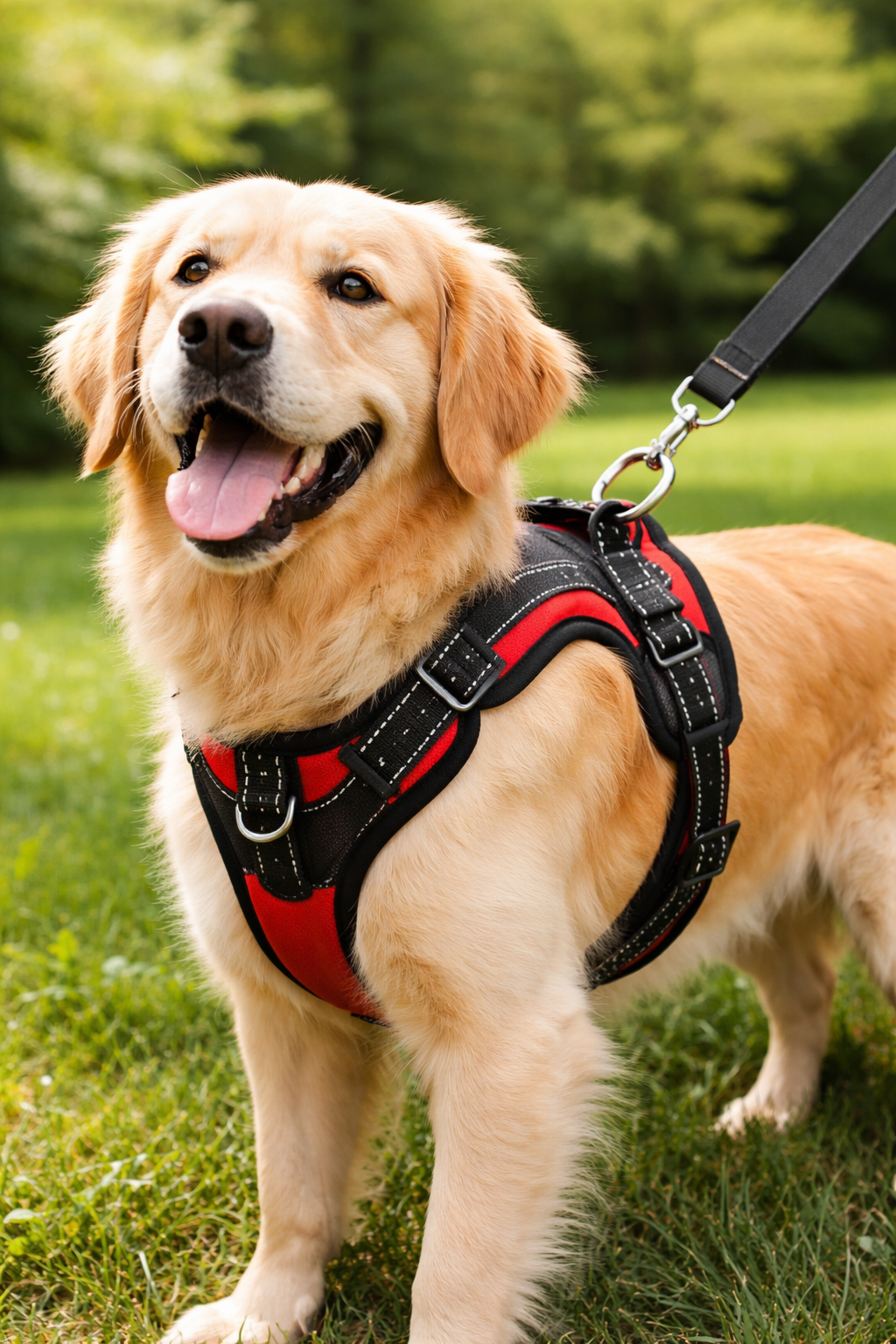 No-Pull Adjustable Dog Harness – Breathable Mesh & Reflective
